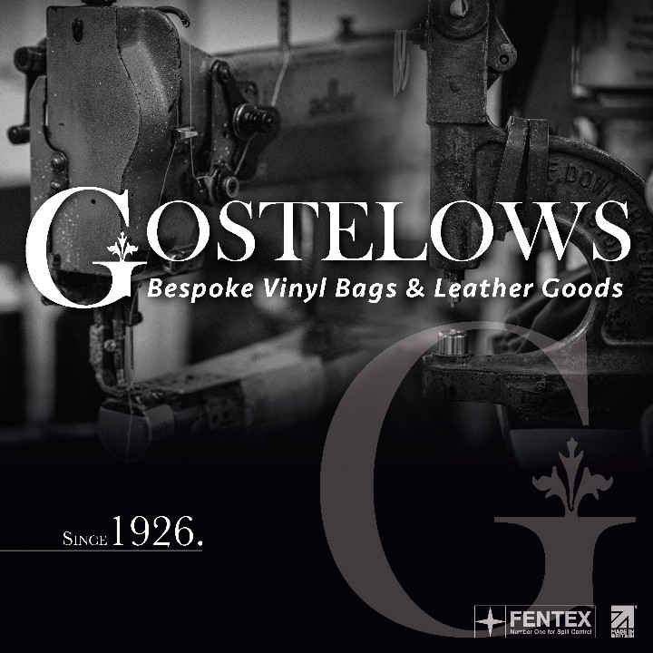 Gostelows Bespoke vinyl bags and leather goods brochure